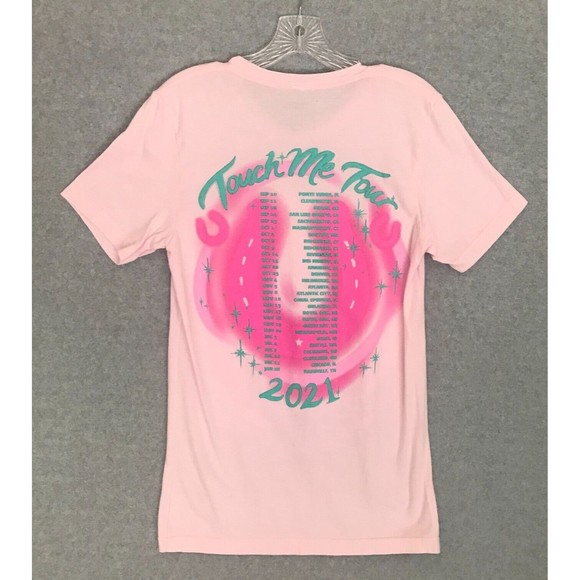 Comedian Whitney Cummings Concert Shirt Womens Small Touch Me Tour Pink 2021 - Picture 2 of 5